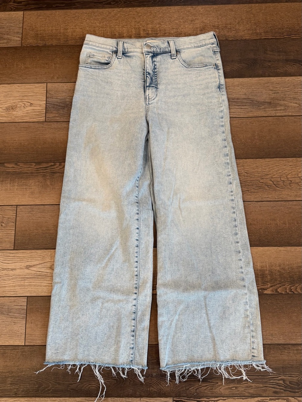 Banana Republic Light Blue Wide-Leg Jeans